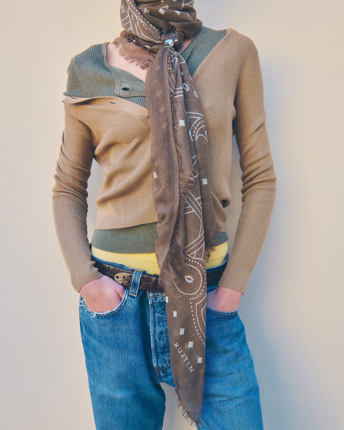 Bandana Effy marl khaki