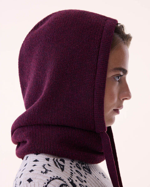 Cagoule Sybel Jersey bordeaux - Image principale