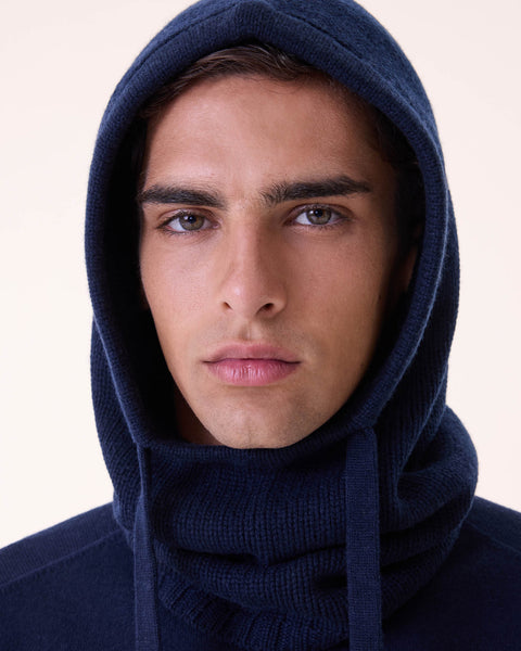 Cagoule Sybel Jersey bleu marine foncé - Image principale