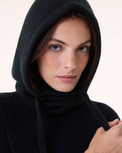 Cagoule Sybel Jersey noir - Image principale