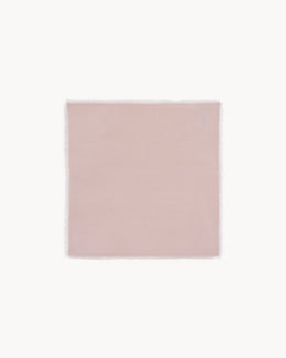 Bandana en cachemire rose et beige pour femme - Kujten packshot