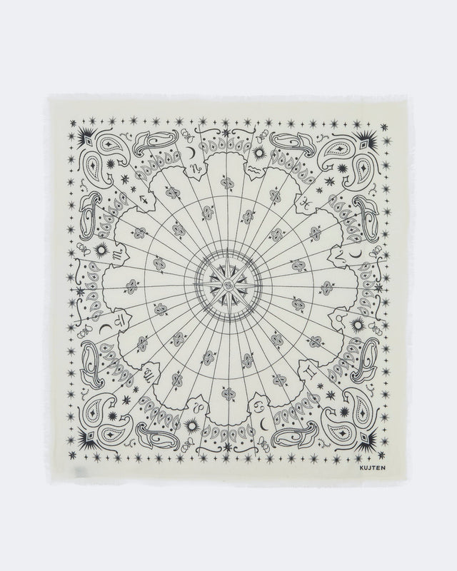 Extra Large Bandana Effy Astro white - Image principale
