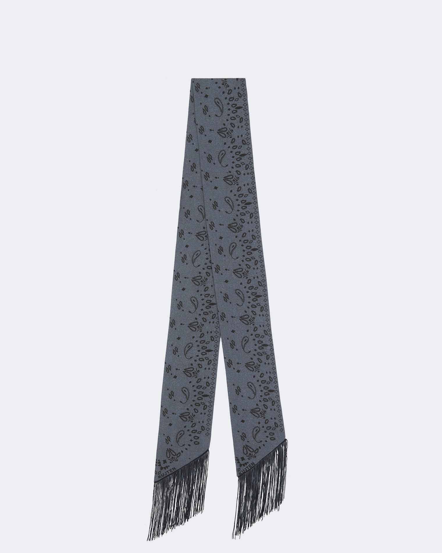 Flannel Gray Cashmere & Silk Scarf | Kujten Cashmere