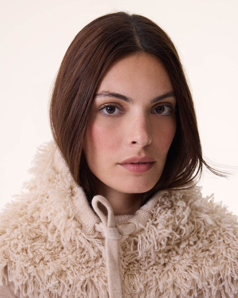 Cagoule Sybel Yeti beige organic - Image principale