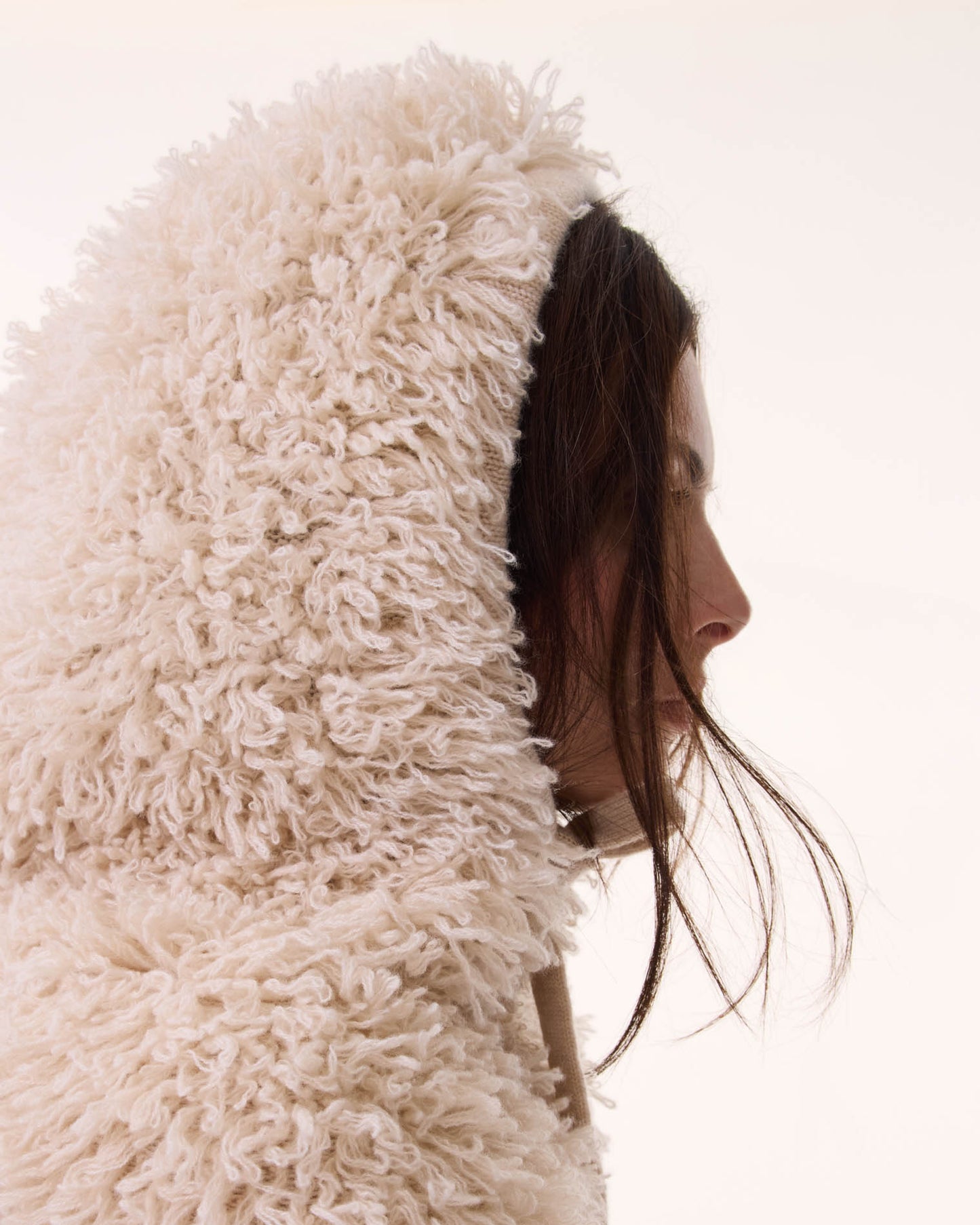 Cagoule Sybel Yeti beige organic