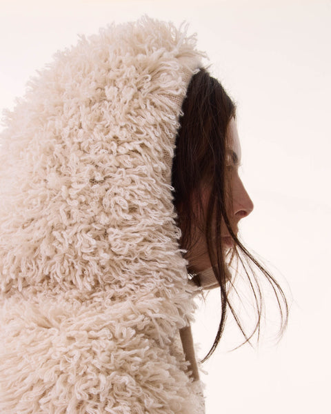 Cagoule Sybel Yeti beige organic - Image principale