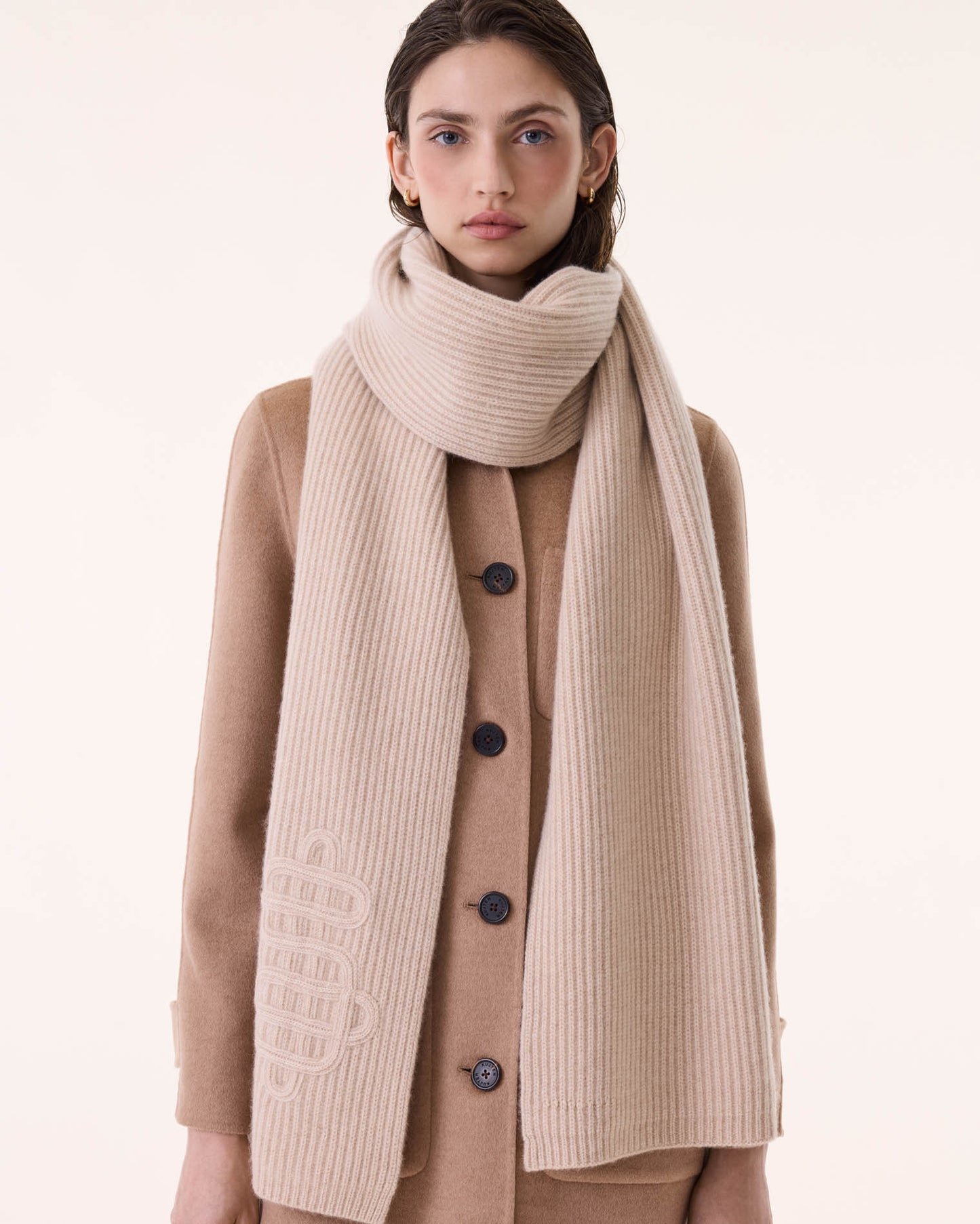 Écharpe Rugby beige organic