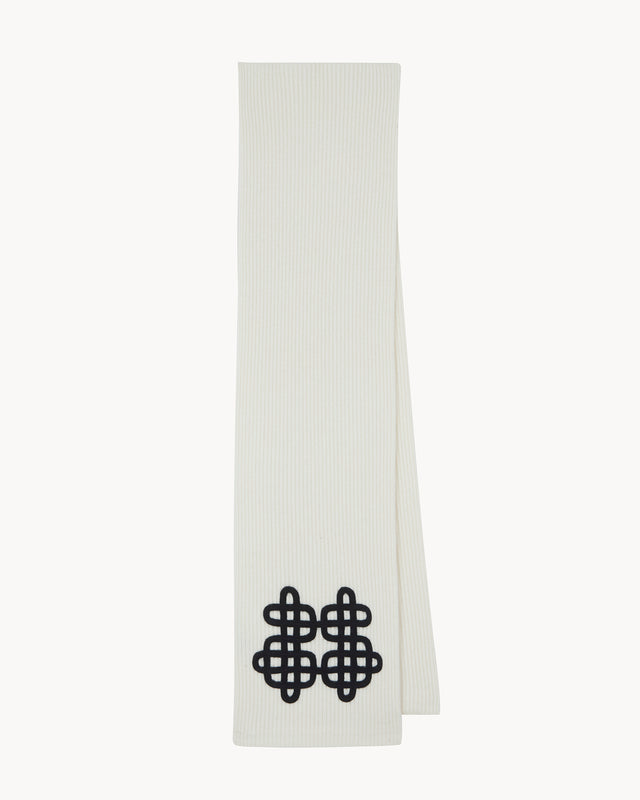 Echarpe Rugby Scarf organic noir - Image principale