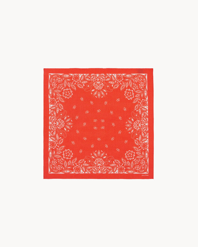 Petit Bandana Heli orange hibiscus - Image principale