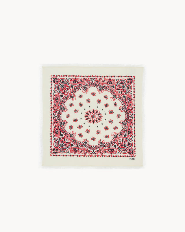 Small Bandana Hachi Western coral red - Image principale
