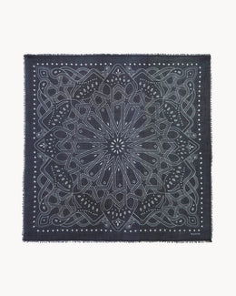 Très Grand Bandana Effy Zellige noir