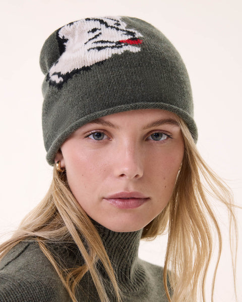 Beanie Dog dark khaki - Image principale