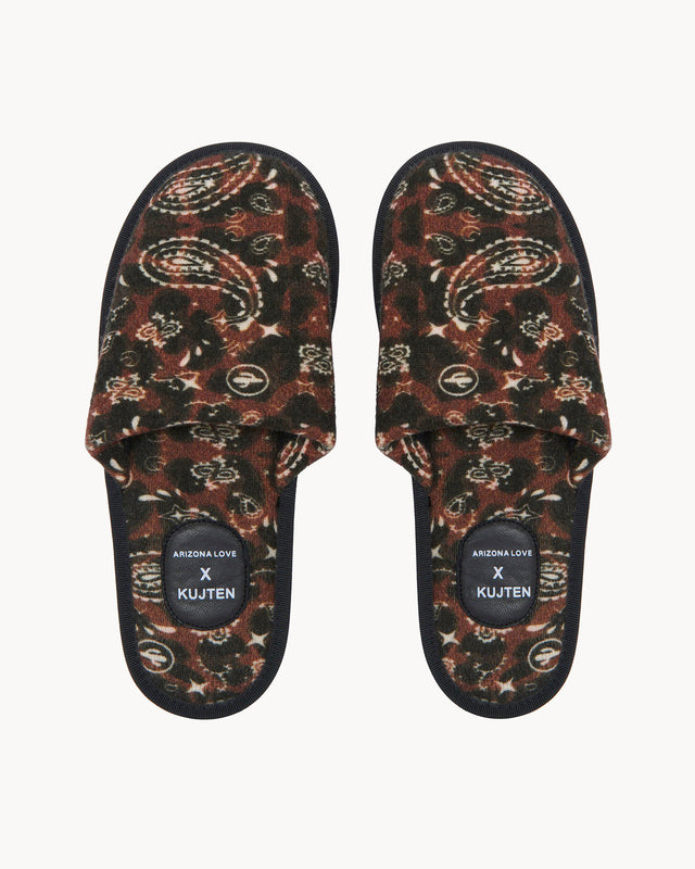 Slippers Arizona leoprint spicy brown - Image principale