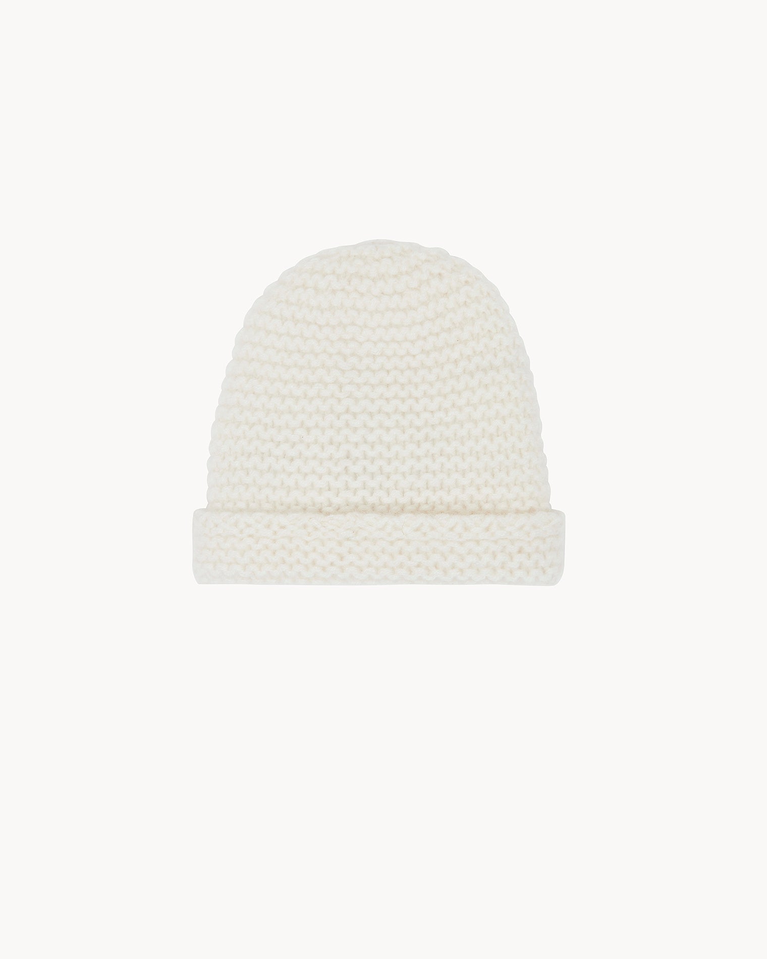 White Baby Cashmere Hat Kujten Cashmere