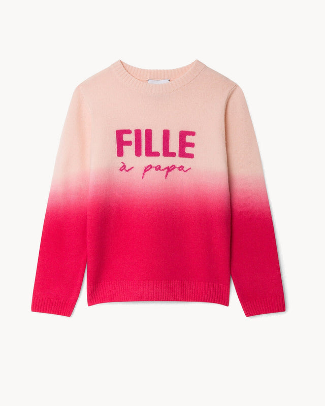 Pull Fille A Papa rose - Image principale