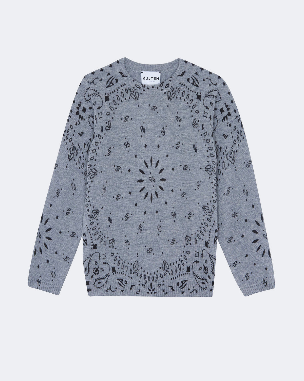 Pull en cachemire gris pour enfant - Kujten packshot