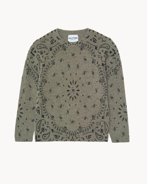 Sweater Charley Bandana marl khaki - Image principale