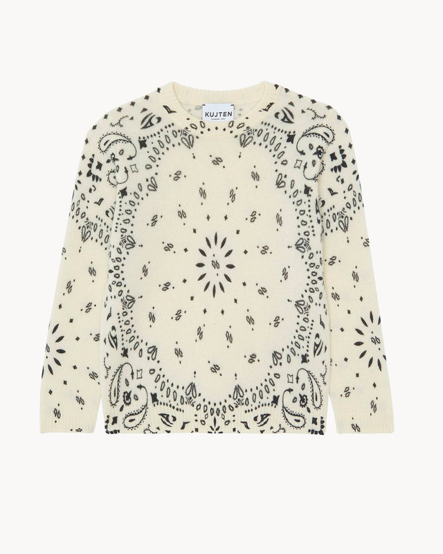 Pull Charley Bandana blanc - Image principale