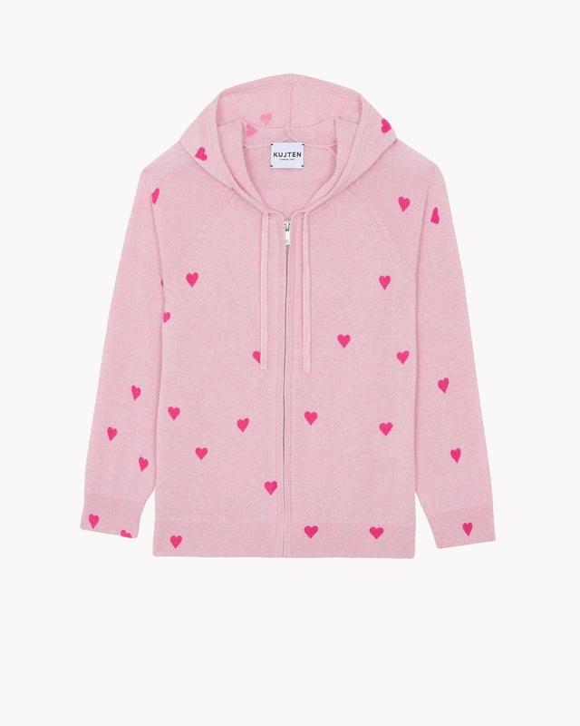 Gilet Noa Coeur rose candy - Image principale