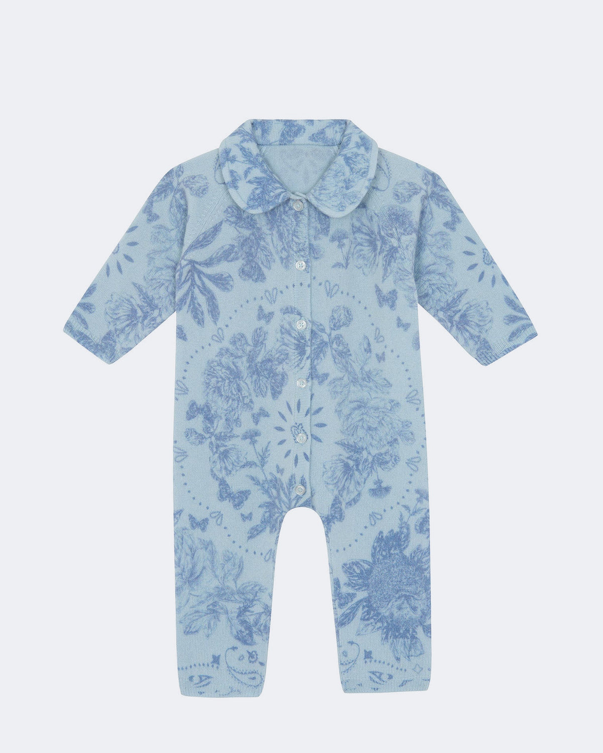 Pantalon en cachemire bleu - Kujten packshot