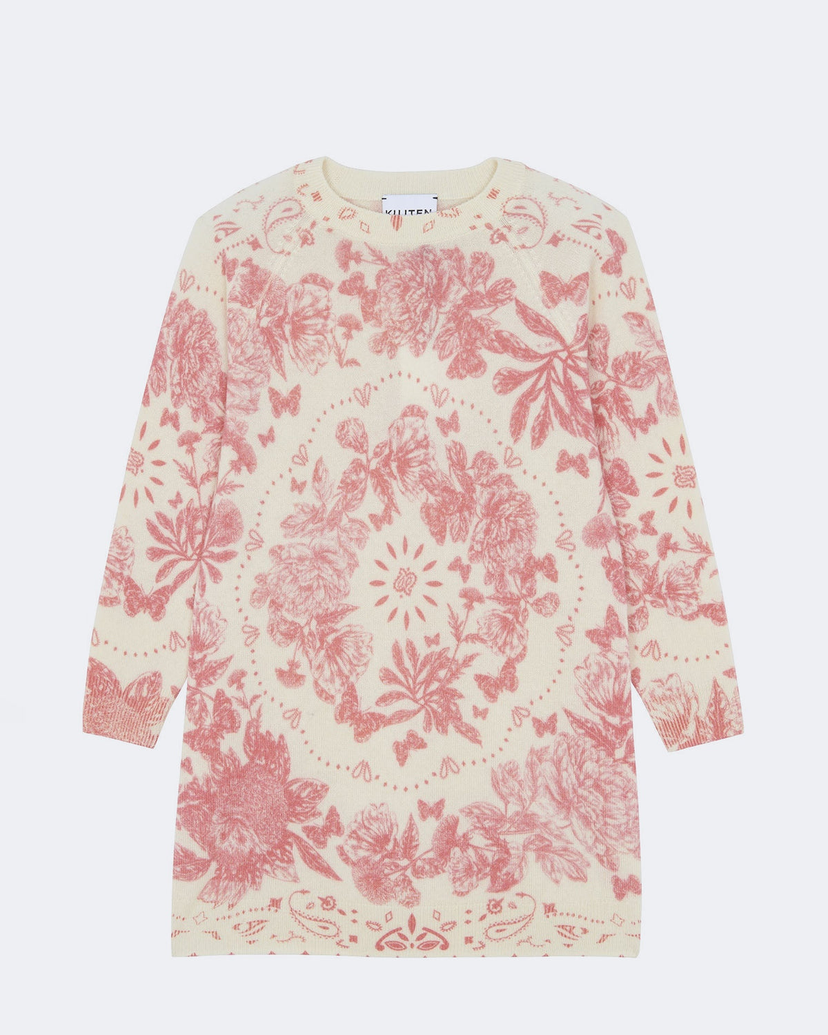 Pull en cachemire rose pour enfant - Kujten packshot