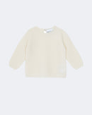 Pull en cachemire blanc pour enfant - Kujten packshot