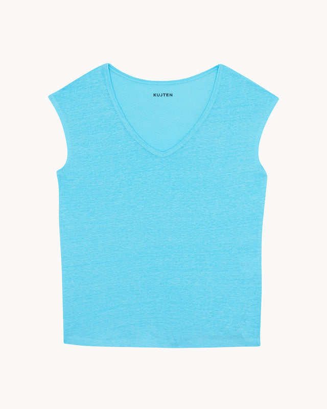 T-Shirt Karol bleu mosaic - Image principale