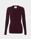Pull bibi droit bordeaux - Kujten packshot