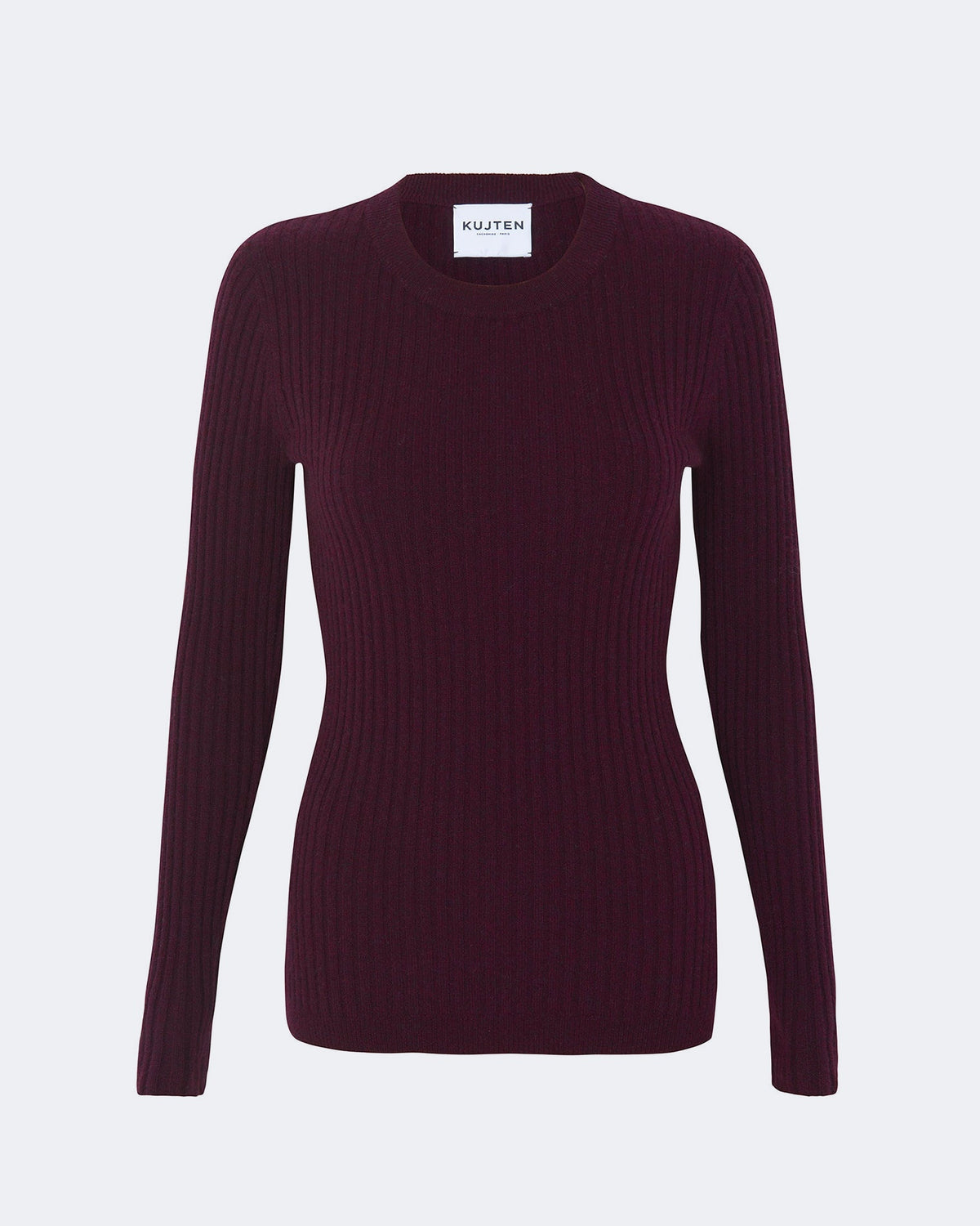 Pull bibi droit bordeaux - Kujten packshot