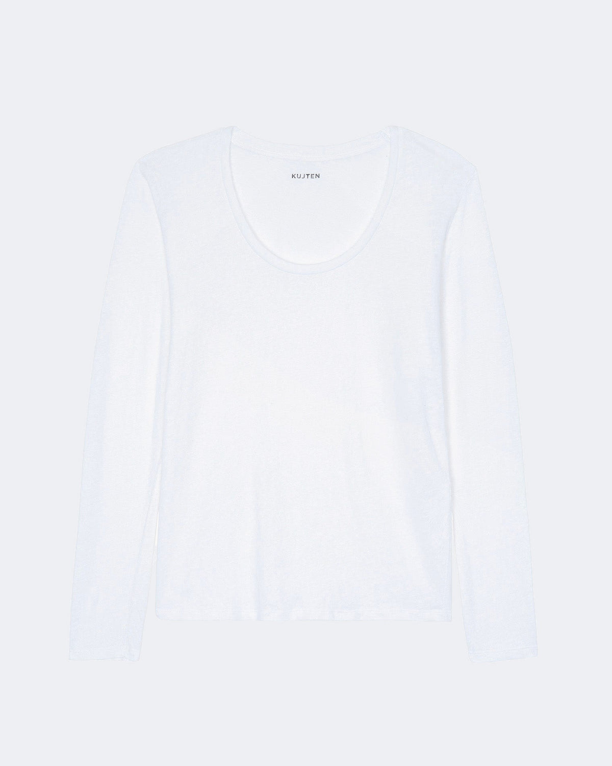 Top en lin blanc pour femme - Kujten packshot