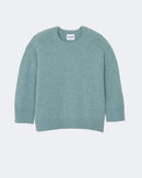 Pull en cachemire vert pour femme - Kujten packshot