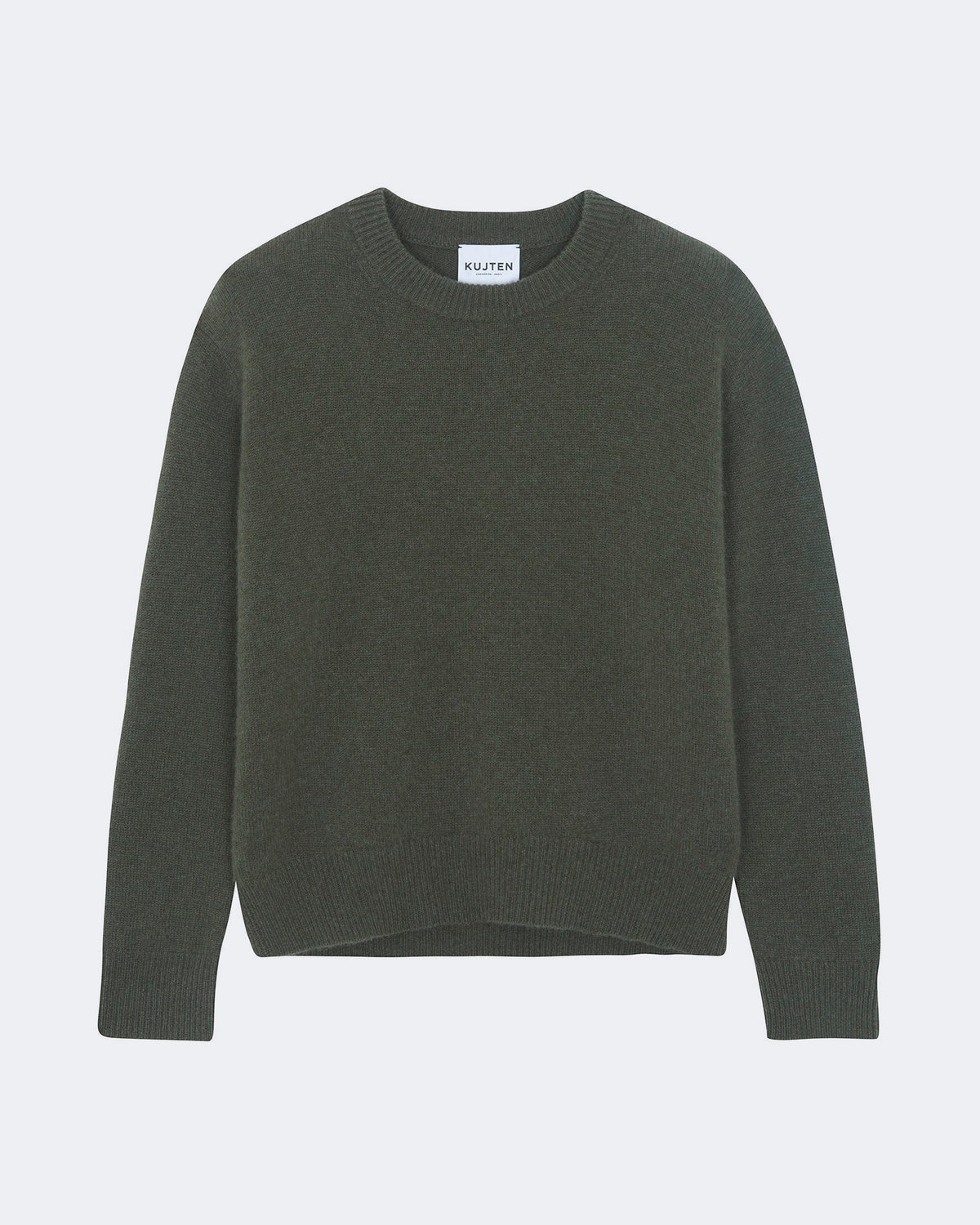 Pull en cachemire kaki pour femme - Kujten packshot