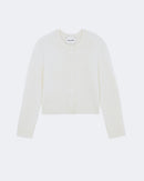 Gilet en cachemire blanc pour femme - Kujten packshot
