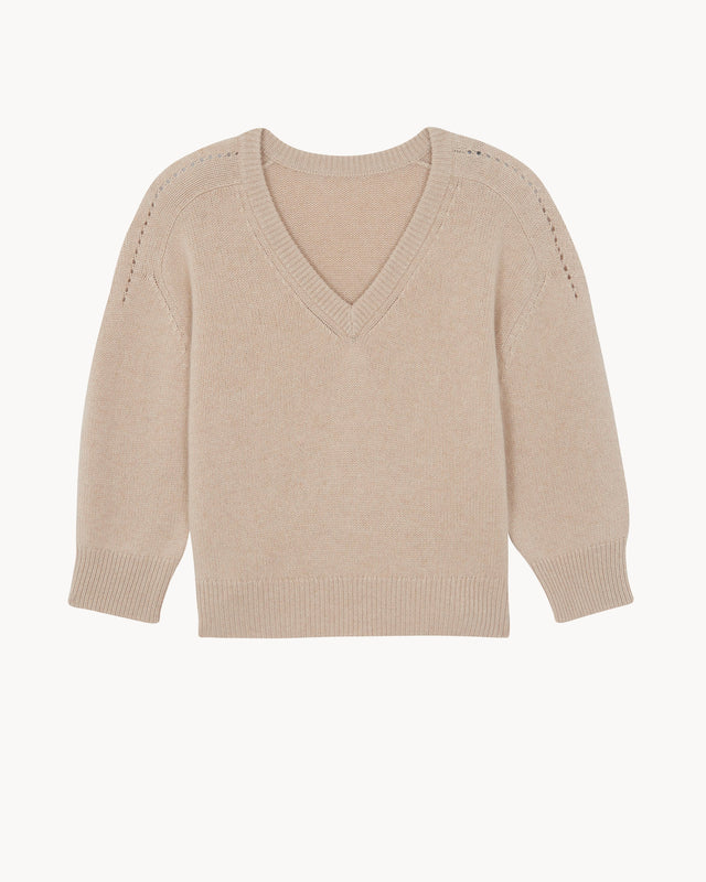 Sweater Divee organic beige - Image principale