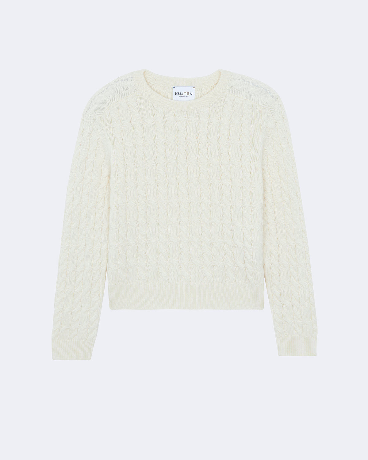 Pull Caroline Cable blanc