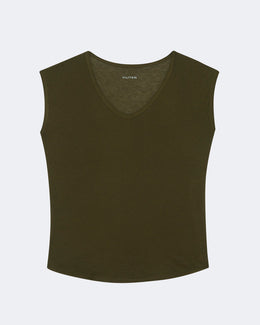 T-Shirt Karol Viws kombu green
