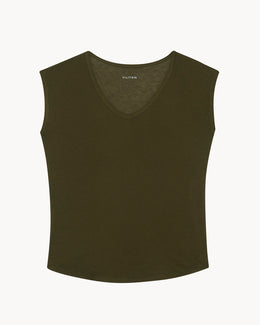 T-Shirt Karol Viws kombu green