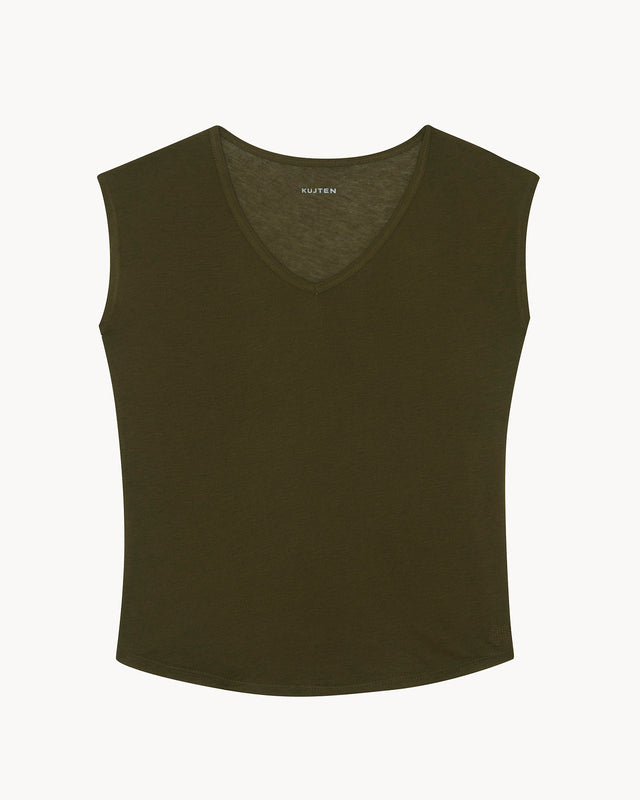 T-Shirt Karol Viws vert kombu - Image principale