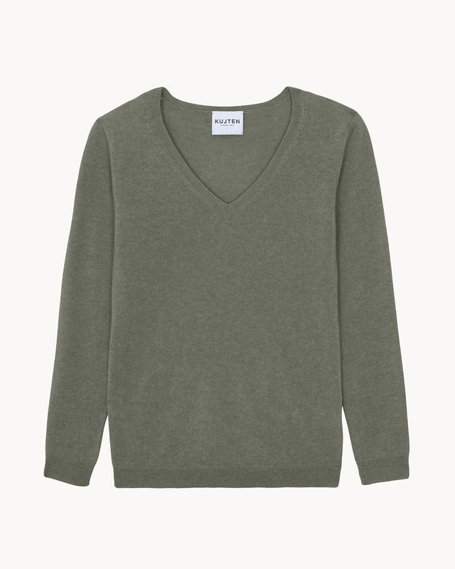 Pull Vicky kaki - Image principale