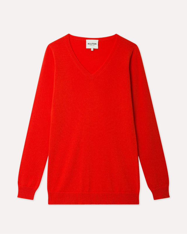 Pull Vicky rouge flamme - Image principale