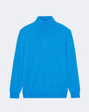 Pull en cachemire bleu pour femme - Kujten packshot