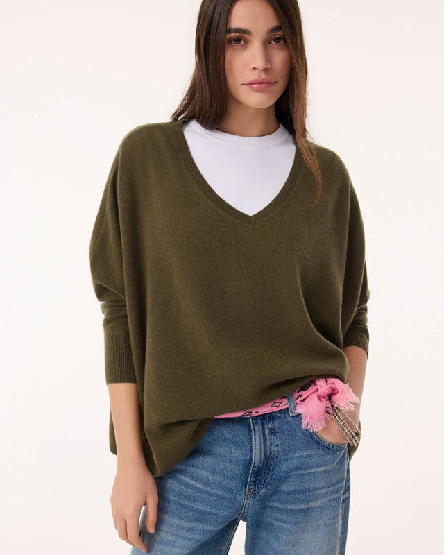 Pull Minie vert kombu - Image principale