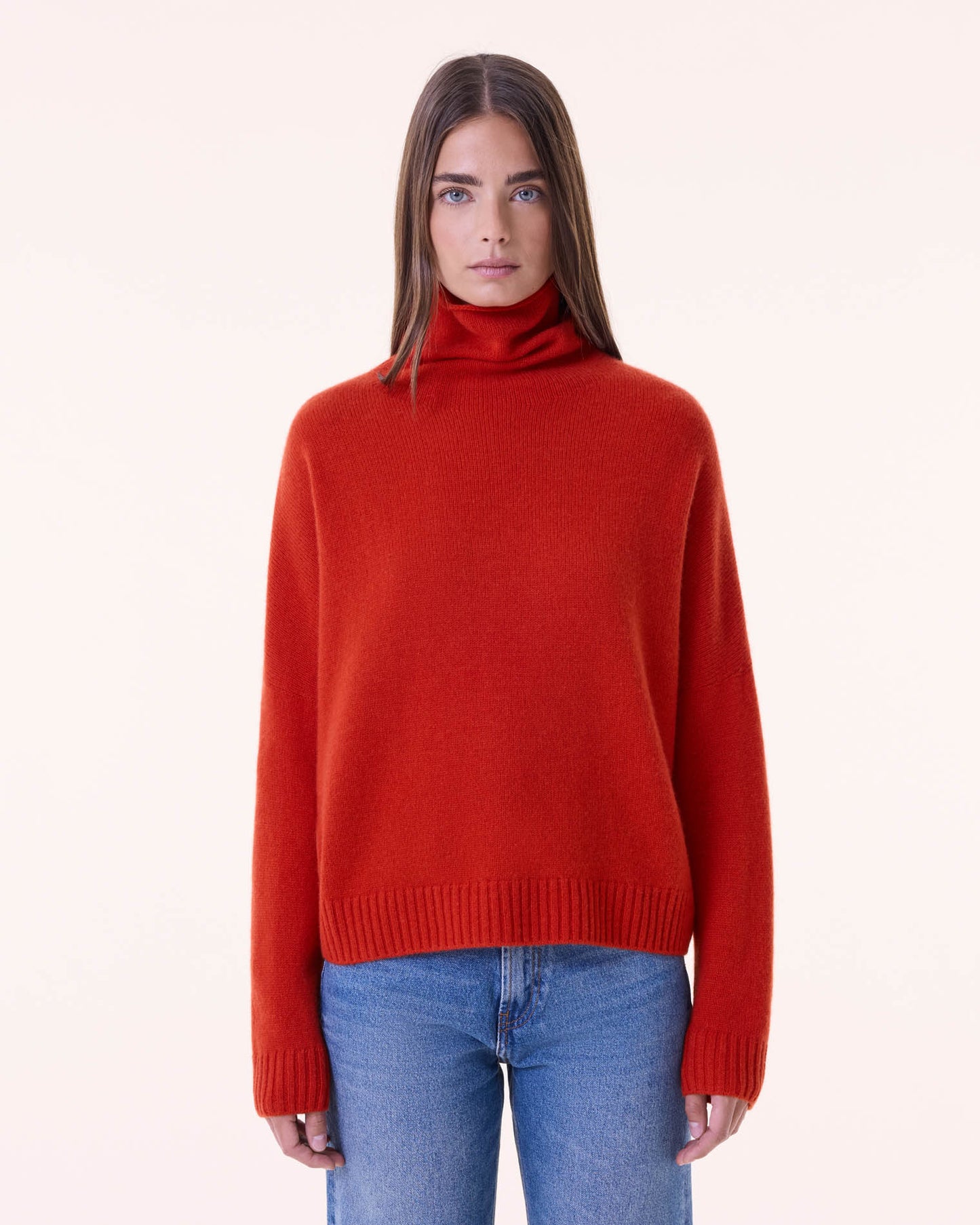 Sweater Tila red orange