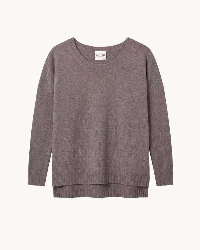 Pull Anita gris flanelle - Image principale
