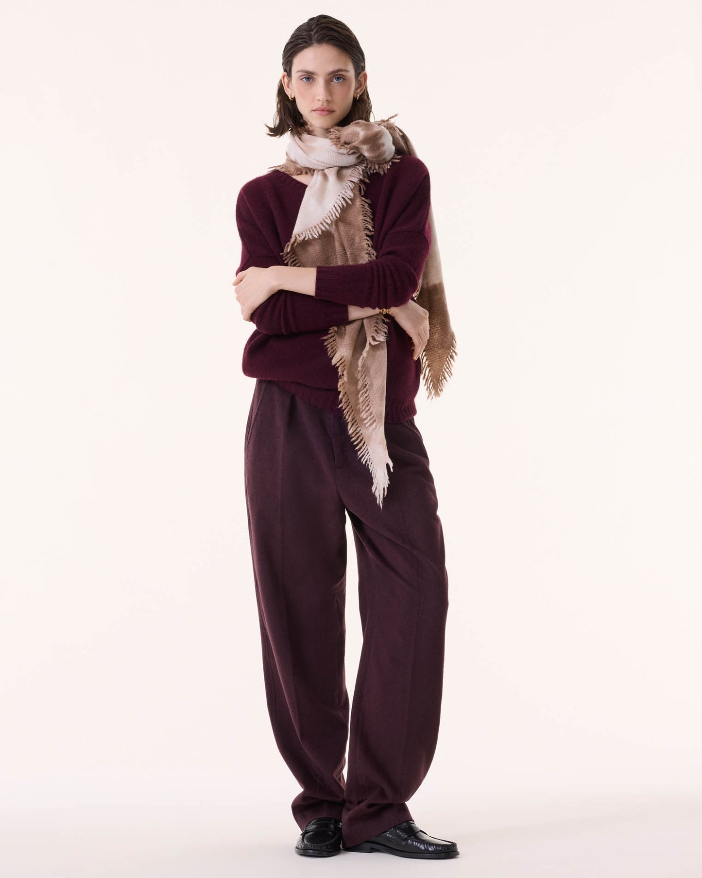 Sweater Anita burgundy