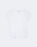 Top en lin blanc pour femme - Kujten packshot