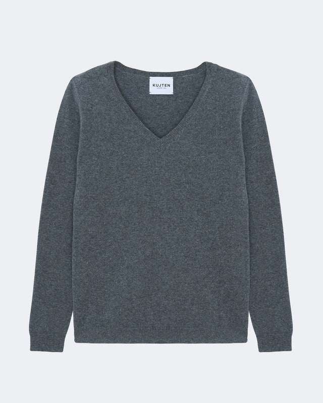 Pull Vicky gris flanelle - Image principale
