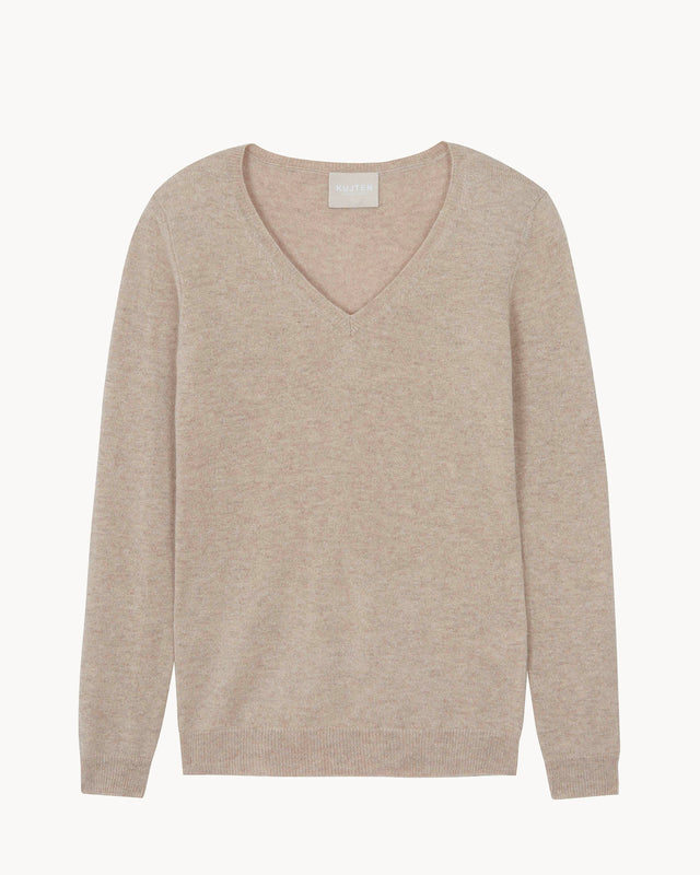 Sweater Vicky marl beige - Image principale
