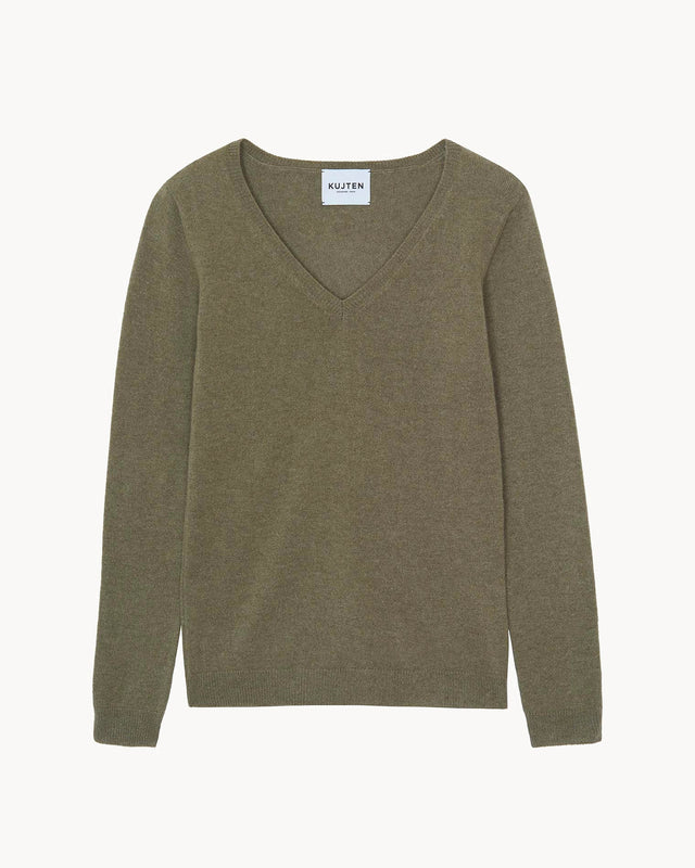 Pull Vicky kaki chiné - Image principale