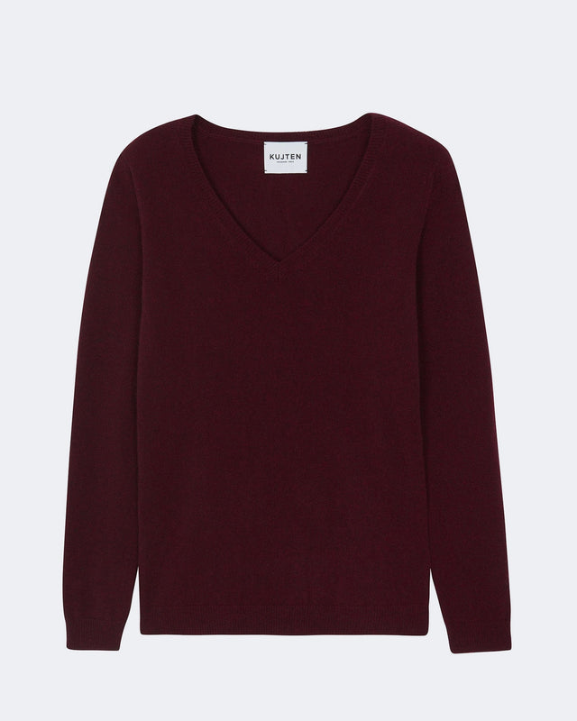 Pull Vicky bordeaux - Image principale
